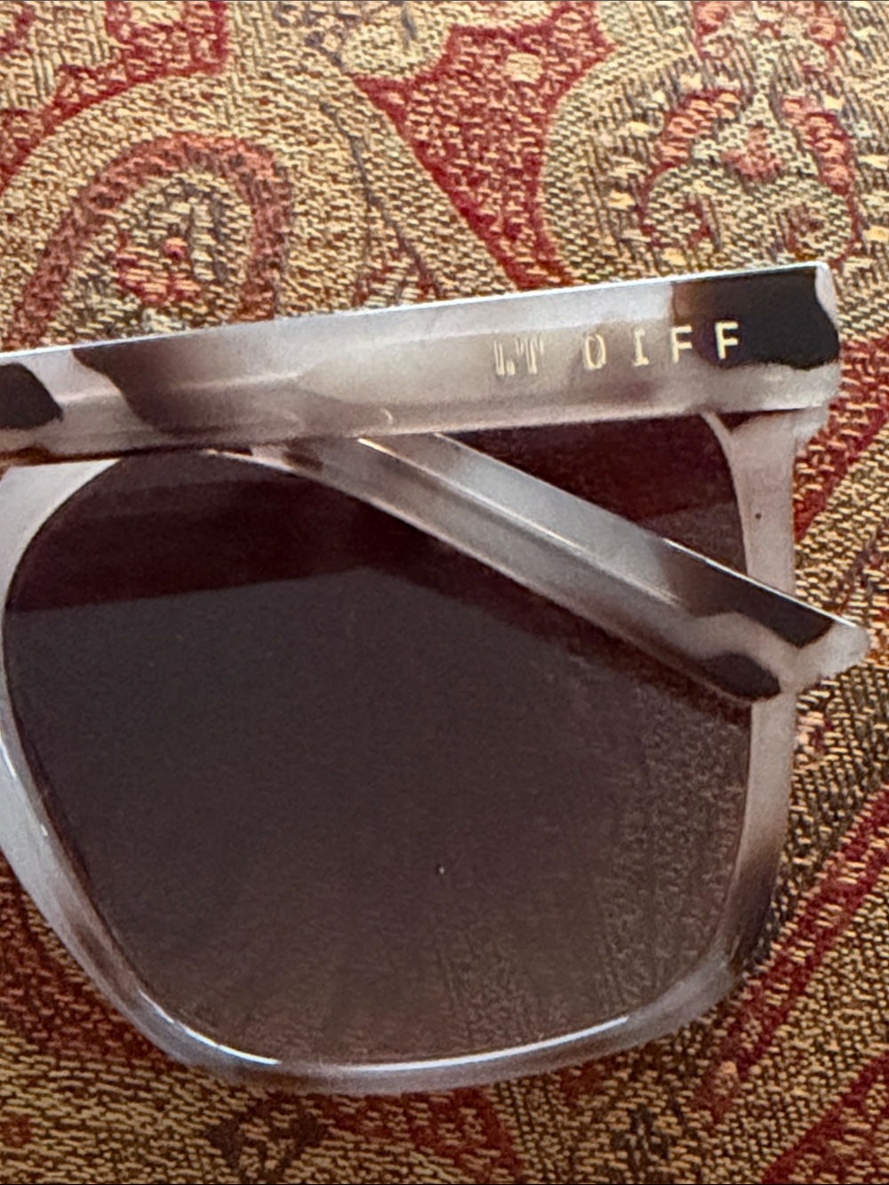 Women's Pink Tortoiseshell Square Sunglasses LT DIFF NEW BELLA - Picture 7 of 16